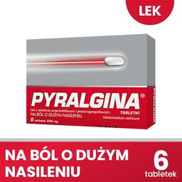 PYRALGINA 500 mg - 6 tabletek