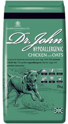 Dr John Hypoallergenic Chicken z owsem 15 kg