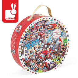 Janod, puzzle, Straż pożarna, 208 el.