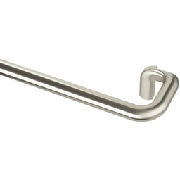 Karnisz pojedynczy Umbra Twilight srebrny regulowany 76-213cm