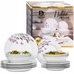 Serwis Obiadowy Zestaw Talerzy Na 12 Osób Komplet
