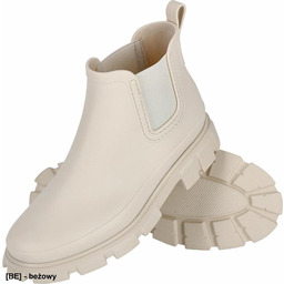 BALLURE - Buty wysokie, damskie wciągane z PCV