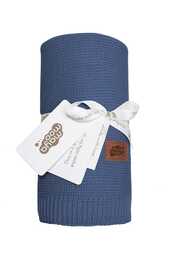 Detexpol Kocyk bambusowy Mayamoo 80x100 03 granatowy denim
