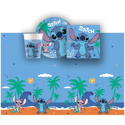 Zestaw obrus + kubeczki + talerzyki + serwetki