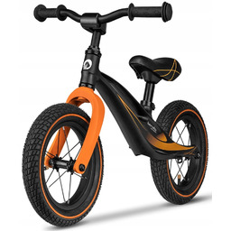 Rowerek biegowy Lionelo Bart Air Sporty Black Pompowane