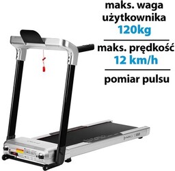 Bieżnia elektryczna HMS BE8501i 740W 12km/h
