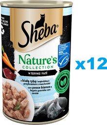 SHEBA puszka 12x400 g Nature''s Collection z białą