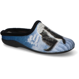 Kapcie Sanital Flex Z25625 Niebieskie