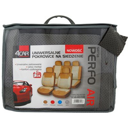 Pokrowce na siedzenia PERFO-AIR szare 4Car