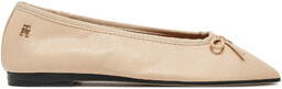 Baleriny Tommy Hilfiger Soft Leather Ballerina Bow FW0FW08355