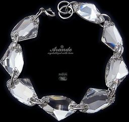 Kryształy Bransoletka Crystal Galactic Srebro