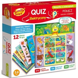 SMILY PLAY Zabawka edukacyjna Wszystko O Zwierzętach SP98277