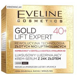 EVELINE Gold Lift Expert 40+ Luksusowy ujędrniający krem-serum