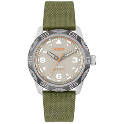 Zegarek HUGO 1530331. Kwarcowy, Kolor zielony. Mężczyzna.