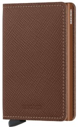 Mały portfel RFID Slimwallet Secrid Saffiano - caramel