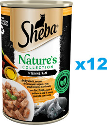 SHEBA puszka 12x400 g Nature''s Collection z indykiem,