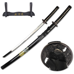 SAMURAJSKI MIECZ KATANA Z POCHWĄ + STOJAK 7KM9-410B