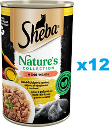 SHEBA puszka 12x400 g Nature''s Collection koktajl drobiowy