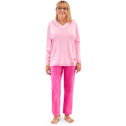 Piżama Damska 3Xl Ciepła Długi Rękaw Długie Spodnie