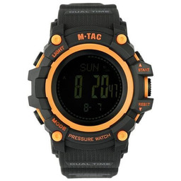 M-Tac Zegarek taktyczny Adventure czarno-pomarańczowy
