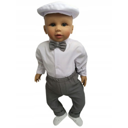 Garnitur do chrztu chłopca komplet na chrzest ubranka