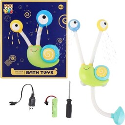 Ślimakowy Prysznic Zielony Na Akumulator Do Kąpieli