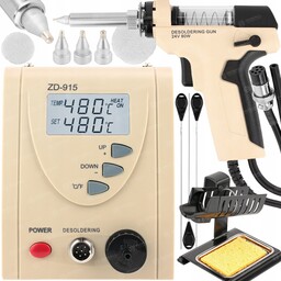 Rozlutownica Stacja Rozlutownicza Precyzyjna ZD-915 Odsysacz Cyny