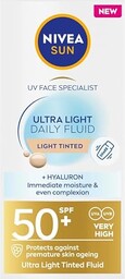 NIVEA SUN Ultra Light Daily Fluid LIGHT Tinted