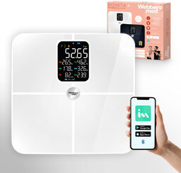 Waga Łazienkowa Analityczna 16 Parametrów Apple Health, Google