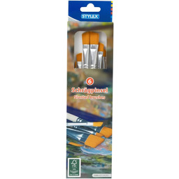 Stylex 35001 - Zestaw pędzli skośnych z 6