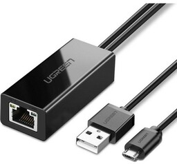 Ugreen Zewnętrzna karta sieciowa micro USB 100Mbps