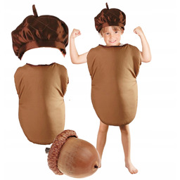 Strój Żołędzia Jesień kombinezon dąb kasztan kostium