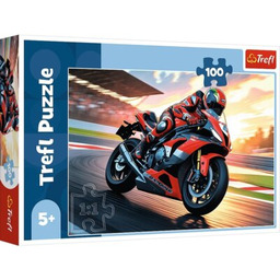 TREFL Puzzle Szybki motocykl 16489 (100 elementów)