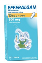 Efferalgan 300 mg Czopki 10 Sztuk
