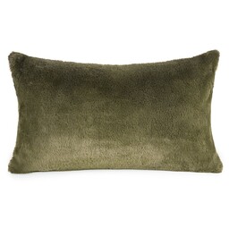 Eurofirany Poszewka dekoracyjna 30x50 Nina oliwkowa futrzana