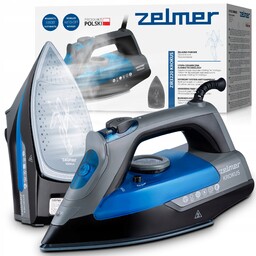 Żelazko Parowe Zelmer Polskie Ceramiczne Prasowanie Pion Para