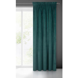 Eurofirany Villa Zasłona aksamitna, aksamitna, miękka, marszczona, 1