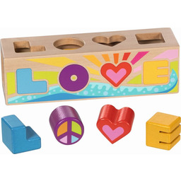 Drewniany sorter kształtów Love Goki 58309
