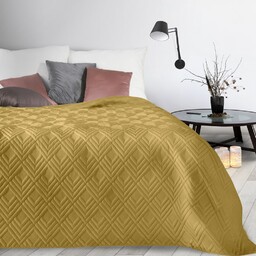 Design 91 Narzuta dekoracyjna 220x240 Alara 1 musztardowa