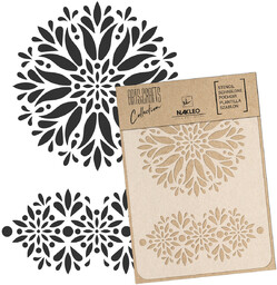 szablon malarski // craft & scrapbooking // KWIECISTA