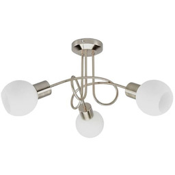 Lindby - Elaina 3 Lampa Sufitowa Nickel/Opal