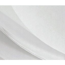 Bibuła Gładka Silk 50x75cm Niebarwiąca Biała - 240ark