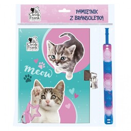 Pamiętnik z kłódką i bransoletką PopIt Cleo