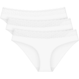 Majtki Damskie Figi Białe Z Koronką Sloggi Feel