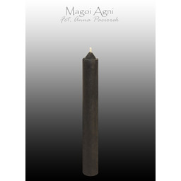 Świeca z wosku 9x1,2cm - czarna