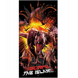 Ręcznik Jurassic Park 70x140 Dinozaury Plażowy Kąpielowy Licencja