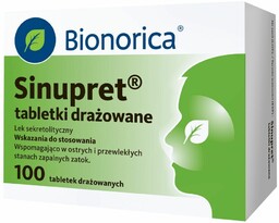 Sinupret, 100 tabletek