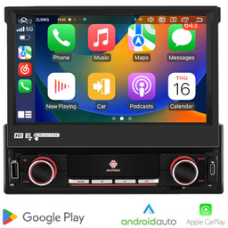 Radio Android 1-DIN rozkładane wysuwane 7 cal Android