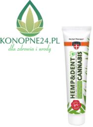 Konopna pasta do zębów bez fluoru 75g