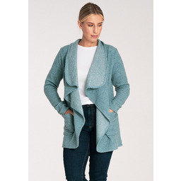 Kardigan damski - kardigan z wełną - kardigan